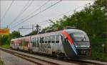 SŽ 312-135 fährt durch Maribor-Tabor Richtung Maribor HBF.