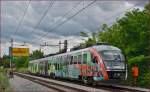 SŽ 312-118 fährt durch Maribor-Tabor Richtung Maribor HBF.