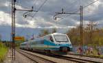 S 310-? fhrt durch Maribor-Tabor Richtung Maribor Hauptbahnhof. / 12.4.2012