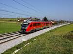 Der 312 019 als Regionalzug am 05.10.2017 unterwegs bei Črešnjevec.