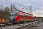 SŽ 312-108 fährt durch Maribor-Tabor Richtung Maribor HBF. /23.3.2021