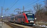 S 312-101 fhrt durch Maribor-Tabor Richtung Zidani Most. /16.3.2013