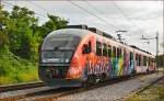 SŽ 312-134 fährt durch Maribor-Tabor Richtung Maribor HBF.