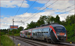 SŽ 312-135 fährt durch Maribor-Tabor Richtung Maribor HBF. /1.6.2016