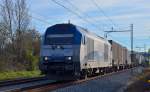 ADRIA Transport 2015 920 'Irena' zieht Containerzug durch Maribor-Tabor Richtung Norden. /8.11.2012