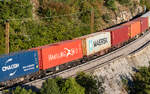 Containerwagen im 43600 (Koper tovorna - Staatsgrenze n�chst Kittsee) bei Črnotiče 3.10.26