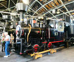 F�hrung im Eisenbahnmuseum in Ljubljana.