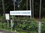 Maribor Tabor, letzte Haltestelle vor Maribor, ohne Witterungsschutz [2017-07-28]