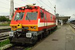 9162004 steht im Bahnhof von Ljubljana.