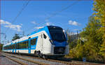 SŽ 510-006 fährt als Probefahrt durch Maribor-Tabor Richtung Maribor HBF.