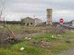 Der ehemalige Bahnhof von Villar de Plasencia; 13.02.2011