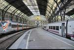 Blick in die Bahnhofshalle der Estació de França (Bahnhof Barcelona-França) (E) auf Bahnsteig 6/7.