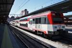 Hier 450 038-5 als R17804 von Madrid Chamartin nach Atocha Villal, dieser Triebzug stand am 11.3.2012 in Madrid Chamartin.