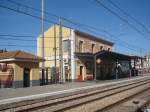 Haltestelle Catarroja der Cercanias-Linien C1 und C2 im Sden von Valencia, aufgenommen am 04.12.2007