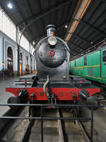 Die Dampflokomotive 230-2059 wurde 1907 bei der North British Locomotive Company hergestellt und war Anfang November 2022 im Eisenbahnmuseum Madrid zu sehen.