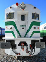 Im Katalanischen Eisenbahnmuseum ist die 1958 gebaute Renfe 1801  Marilyn  (318-001) ausgestellt.