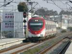 25.02.09,BR 463 hat Einfahrt in den Bahnhof von San Fernando/Andalusien/Spanien.