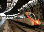 Renfe/Rodalies de Catalunya 739M am Bahnhof Franca (Estacio de Franca), in Barcelona, am 30. 04. 2012. 