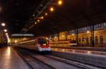 Valencia: Renfe- Vorortzug der Linie C-1 nach Gandia, aufgenommen im Bahnhof Valencia-Nord‎ (Mai 2013).