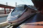 Hier 114 605-7 als A8138 von Valladolid Campo Grande nach Madrid Chamartin, dieser TRiebzug stand am 11.3.2012 in Madrid Chamartin.