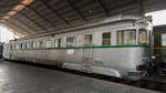 1953 entstand bei Fiat in Italien dieser Dieseltriebwagen (9522 / 595-022-5). Die Baureihe war von 1952 bis 1980 auf Spaniens Schienen unterwegs. (Eisenbahnmuseum Madrid, November 2022)