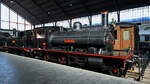 ...zum Duell bereit? Rücken an Rücken stehen Anfang November 2022 die Dampflokomotiven 130-0201  Pucheta  und 120-0201 im Eisenbahnmuseum Madrid.