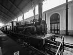 Die 1861 in Frankreich bei Societé Autrichienne gebauten Dampflokomotive 030-2107  El Alagón  (ehem.
