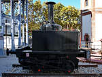 Anfang November 2022 war im Eisenbahnmuseum von Katalonien die 1885 in Belgien gebaute Dampflokomotive 020-0210  Teresita  ausgestellt.