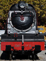 Die Dampflokomotive MZA 1808  Linda Tapada  (241F-2108) wurde 1939 gebaut und war Anfang November 2022 im Eisenbahnmuseum von Katalonien ausgestellt.