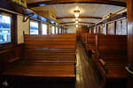Reisen vor weit über 100 Jahren in der III. Klasse, einen Eindruck vermittelt dieser Blick in den 1905 gebauten und 1991 restaurierten Personenwagen C-2302.