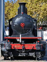 Die 1906 gebaute Dampflokomotive FCA 53  Mallet-Compound  (060-4013) war Anfang November 2022 im Eisenbahnmuseum von Katalonien ausgestellt.