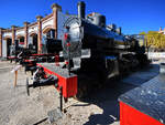 Die Personenzuglokomotive Norte 3101 (230-2085) wurde 1909 bei Hanomag gebaut und ist Teil der umfangreichen Sammlung an Dampflokomotiven im Eisenbahnmuseum von Katalonien. (Vilanova i la Geltrú, November 2022)