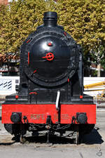 Die Dampflokomotive MZA 1155  Mastodonte  (240-2135) stammt aus dem Jahr 1913.