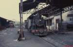 PV 2 (Baldwin 52626/1919) am 04.05.1984 im Deposito Ponferrada der meterspurigen nordspanischen Kohlenbahn von Ponferrada nach Villablino.