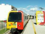 Dieseltriebzug der tip(Transports de les Illes Balears)am 23.10.09   im Bahnhof Sa Pobla