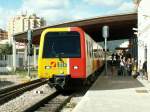 Dieseltriebzug der tip(Transports de les Illes Balears)am 23.10.09 im   Bahnhof Inca