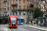 Madrider Straßenbahn in Stockholm -    Seit 24.5.2007 gibt es in Madrid wieder eine Straßenbahn.