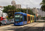 Wagen 21 der Stadtbahn in Santa Cruz de Tenerife am 30.08.2018