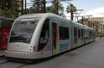 Eine Straenbahn in Sevilla am 12.05.2010 aufgenommen.