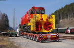 A-ÖBB 99 81 9191 000-4 alias X491.003-0 auf ihrer ersten großen Reise von St.Blasien nach Wörgl in Seebrugg 1.4.19