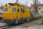 Plasser & Theurer Motorturmwagen MTW 10, Einsteller European Trans Energy GmbH (AT ETE 9981 9131 007-2), am 30.11.2020 in Lindau.