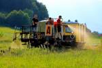 Vegetationskontrollfahrten gibt es auf der Stainzerbahn natrlich auch. 4.Juli 2013