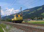 Kranfahrzeug 99 81 9120 524-1 bei Brixen im Thale am 28-8-2008.