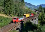 X 690 504 am 16.09.2012 auf dem Hundsdorfer-Viadukt bei Bad Hofgastein.