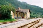 Juli 1992	Murtalbahn: Bahnhof Ramingstein im Thomatal