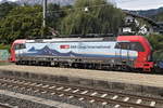 SBB Cargo International 193 467-8  Brig  steht am Bahnhof Fritzens-Wattens, gekuppelt mit 193 523-8.