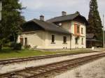 Bahnhof Tauchen-Schaueregg an der Wechselbahn, die heuer ihr 100-jhriges Bestehen feiert.