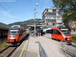 Beide BB-Talente werden in Krze von Bregenz Hafen ber den Hbf nach Bludenz fahren.