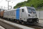 187 306 steht am 7.06.2017 in Bruck an der Mur am Bahnsteig 4.