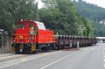 Die Werkbahn der Firma Felten-Austria-Draht fhrt vom Bahnhof Bruck/Mur ber die Bahnhofsstrasse ins Werkgelnde.Die Strasse wird in einer Lnge von ca.